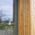 ULTRA triple glazed timber lift and slide door at low energy selfbuild project Yorkshire
